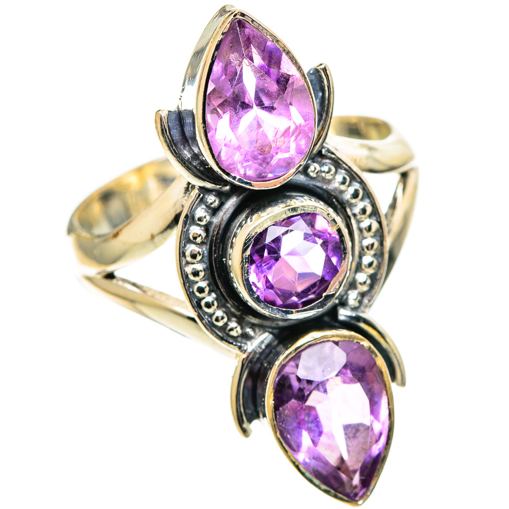 Amethyst Rings handcrafted by Ana Silver Co - RING108684 - Photo 2