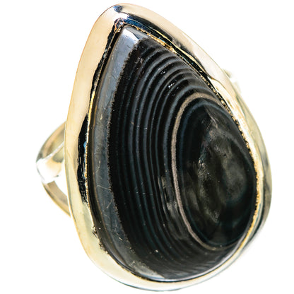 Psilomelane Rings handcrafted by Ana Silver Co - RING108687 - Photo 2