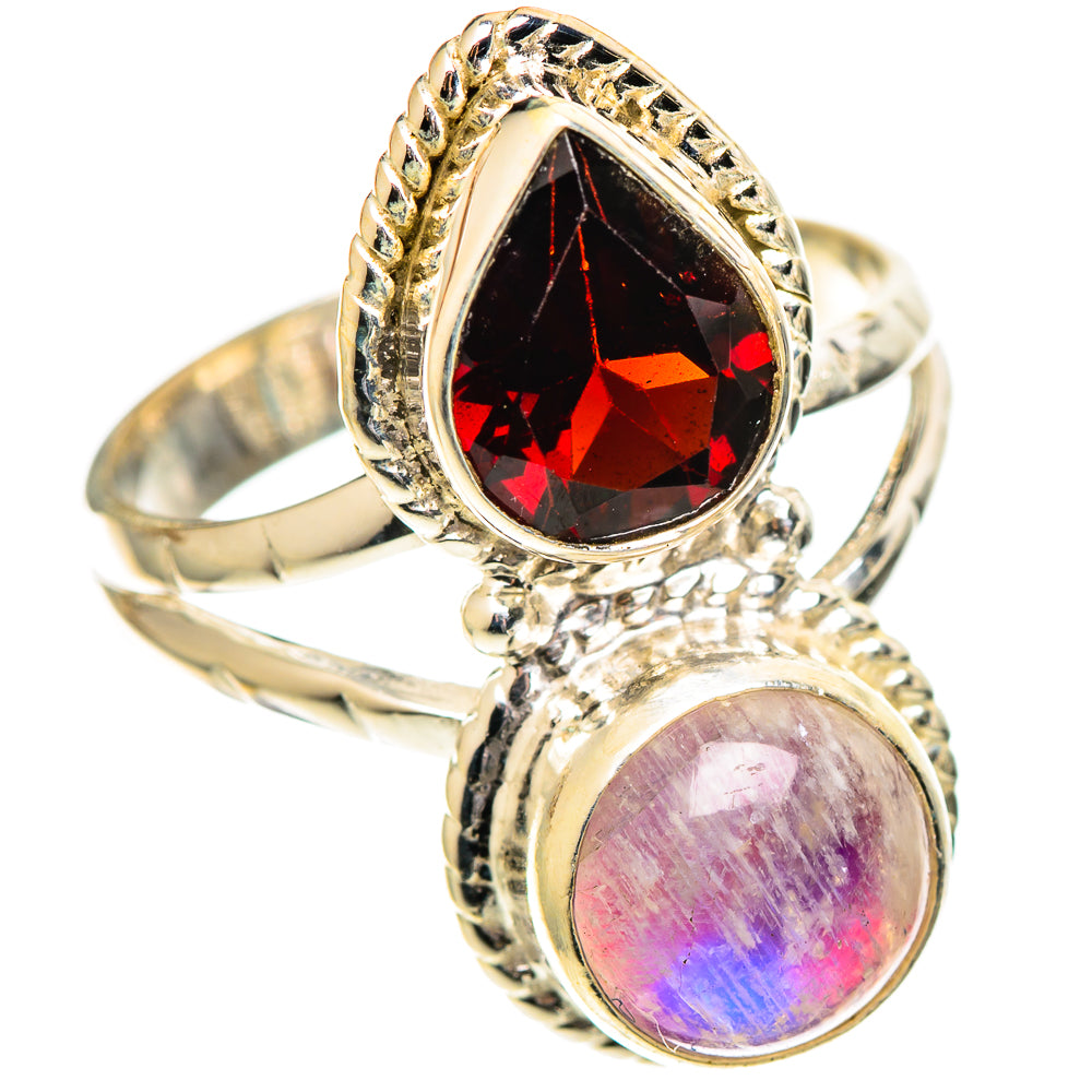 Garnet Rings handcrafted by Ana Silver Co - RING108696 - Photo 2