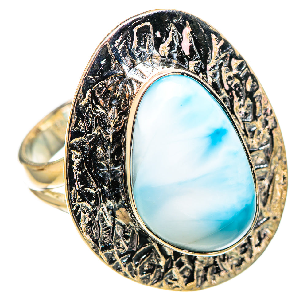 Larimar Rings handcrafted by Ana Silver Co - RING108701 - Photo 2