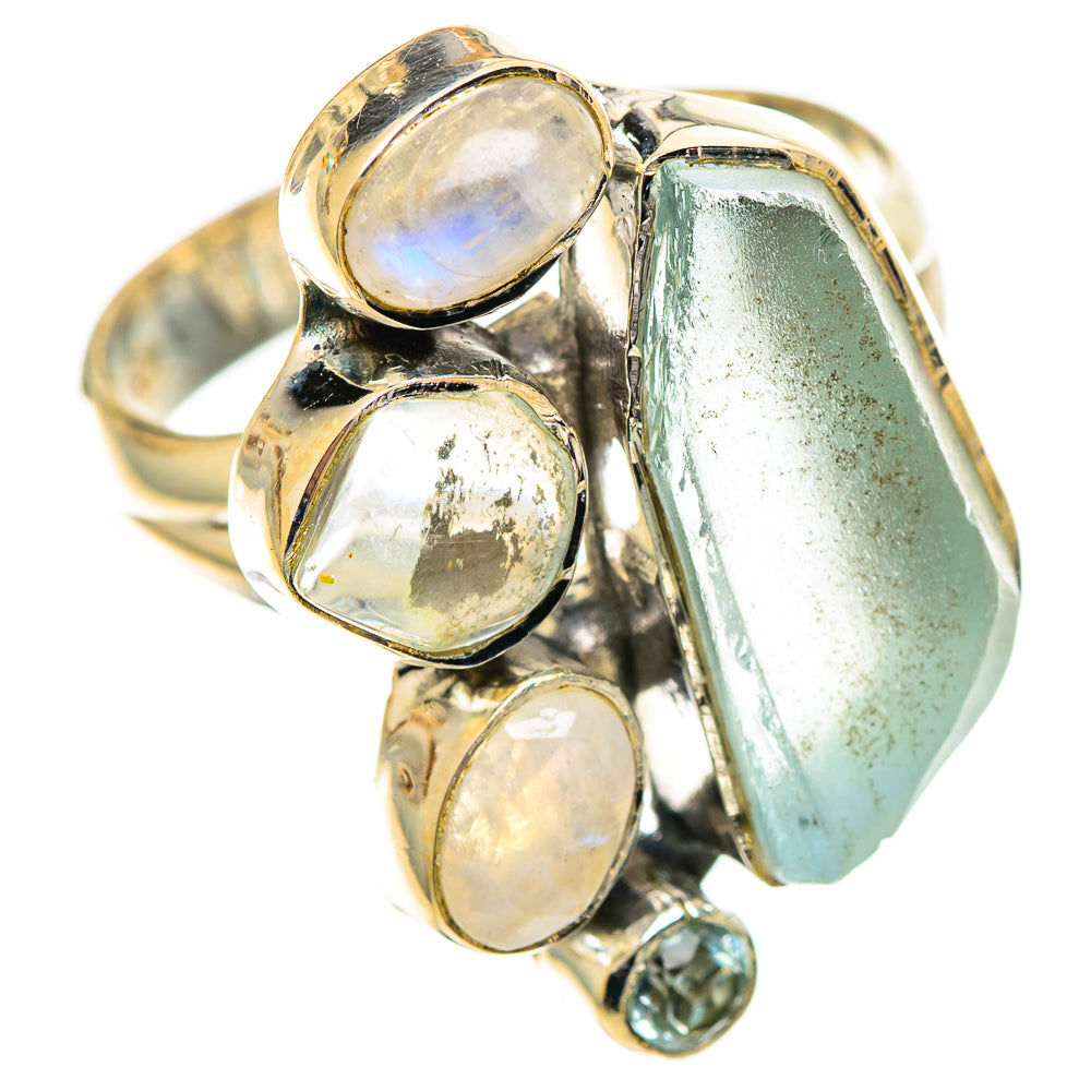 Aquamarine Rings handcrafted by Ana Silver Co - RING108703 - Photo 2