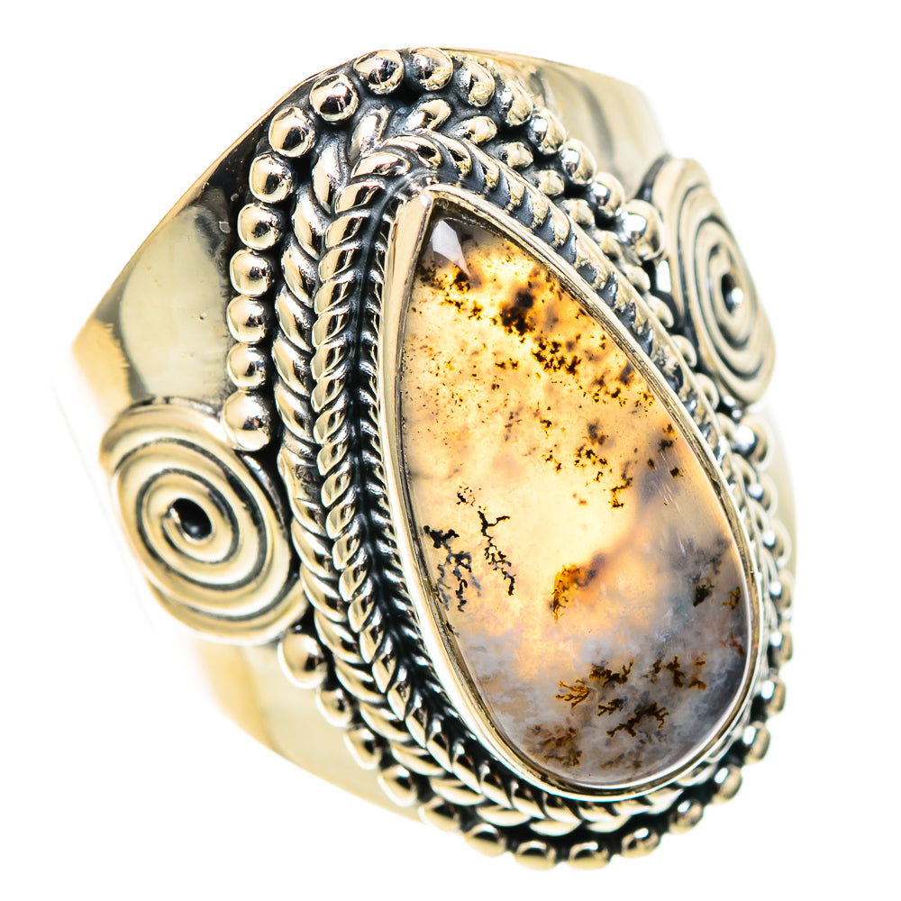 Dendritic Opal Rings handcrafted by Ana Silver Co - RING108725 - Photo 2