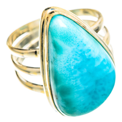 Larimar Rings handcrafted by Ana Silver Co - RING108730 - Photo 2
