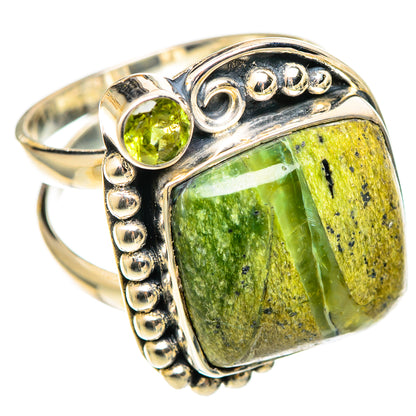 Rainforest Jasper Rings handcrafted by Ana Silver Co - RING108740 - Photo 2
