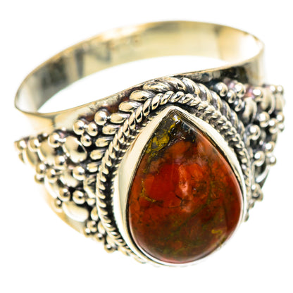 Bloodstone Rings handcrafted by Ana Silver Co - RING108743 - Photo 2