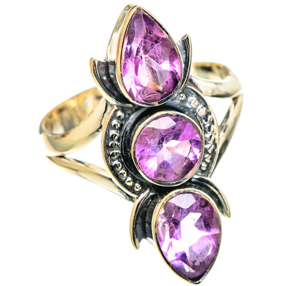Amethyst Rings handcrafted by Ana Silver Co - RING108749 - Photo 2