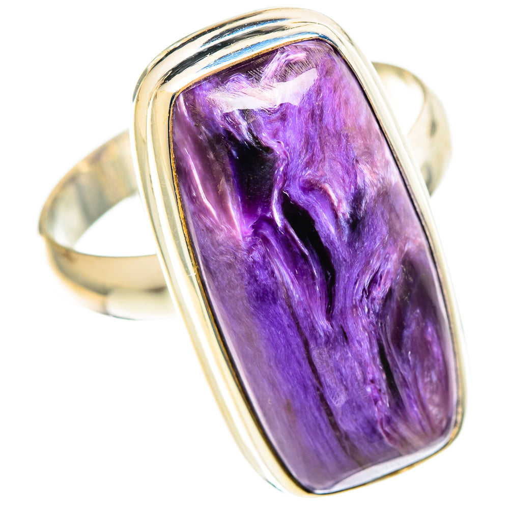 Charoite Rings handcrafted by Ana Silver Co - RING108750 - Photo 2