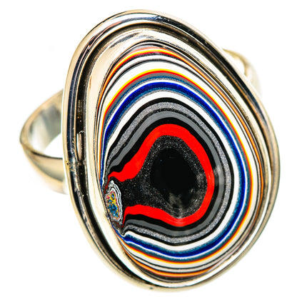 Fordite Rings handcrafted by Ana Silver Co - RING108757 - Photo 2