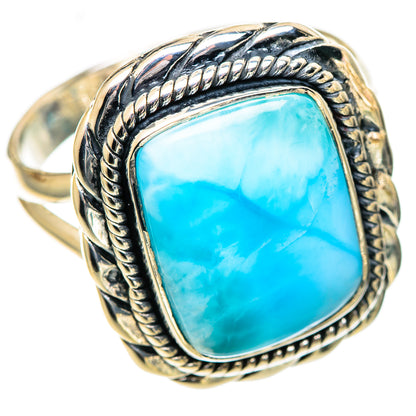 Larimar Rings handcrafted by Ana Silver Co - RING108765 - Photo 2