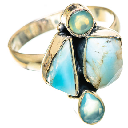 Larimar Rings handcrafted by Ana Silver Co - RING108766 - Photo 2