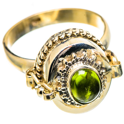 Green Tourmaline Rings handcrafted by Ana Silver Co - RING108770 - Photo 2