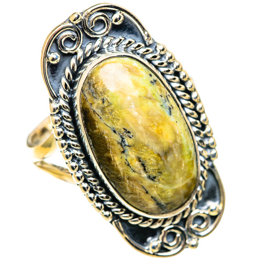 Rainforest Jasper Rings handcrafted by Ana Silver Co - RING108771 - Photo 2