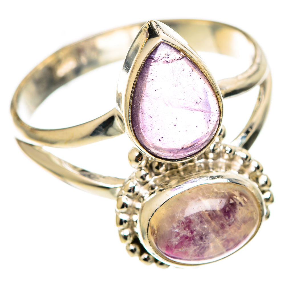Pink Moonstone Rings handcrafted by Ana Silver Co - RING108786 - Photo 2