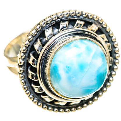 Larimar Rings handcrafted by Ana Silver Co - RING108791 - Photo 2