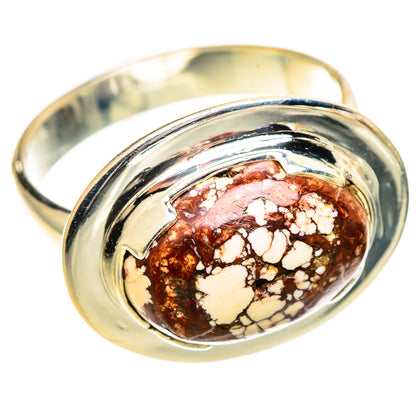 Wild Horse Jasper Rings handcrafted by Ana Silver Co - RING108802 - Photo 2