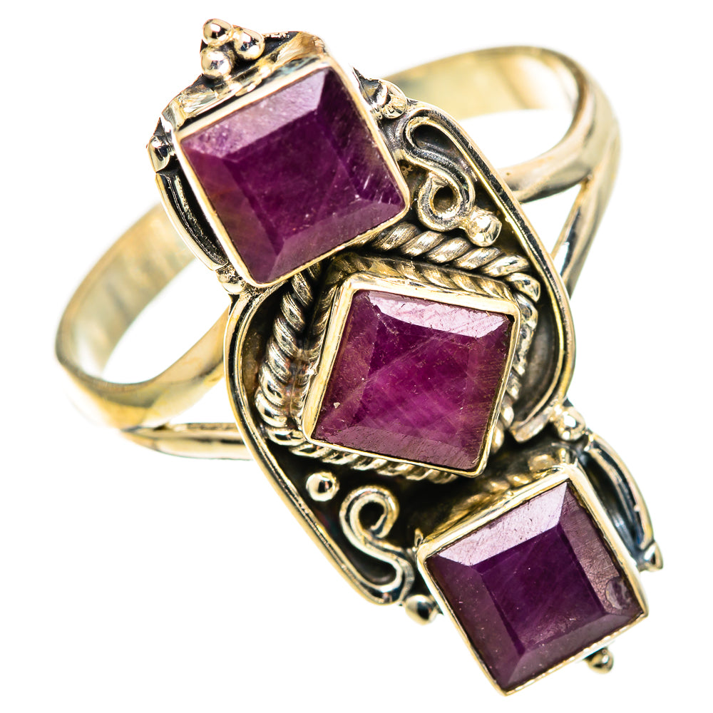 Ruby Rings handcrafted by Ana Silver Co - RING108805 - Photo 2