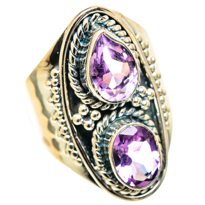 Amethyst Rings handcrafted by Ana Silver Co - RING108807 - Photo 2