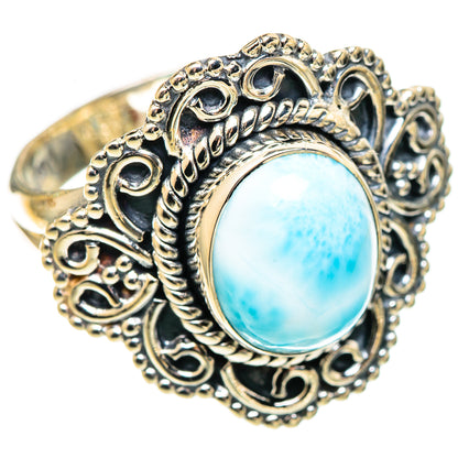 Larimar Rings handcrafted by Ana Silver Co - RING108822 - Photo 2