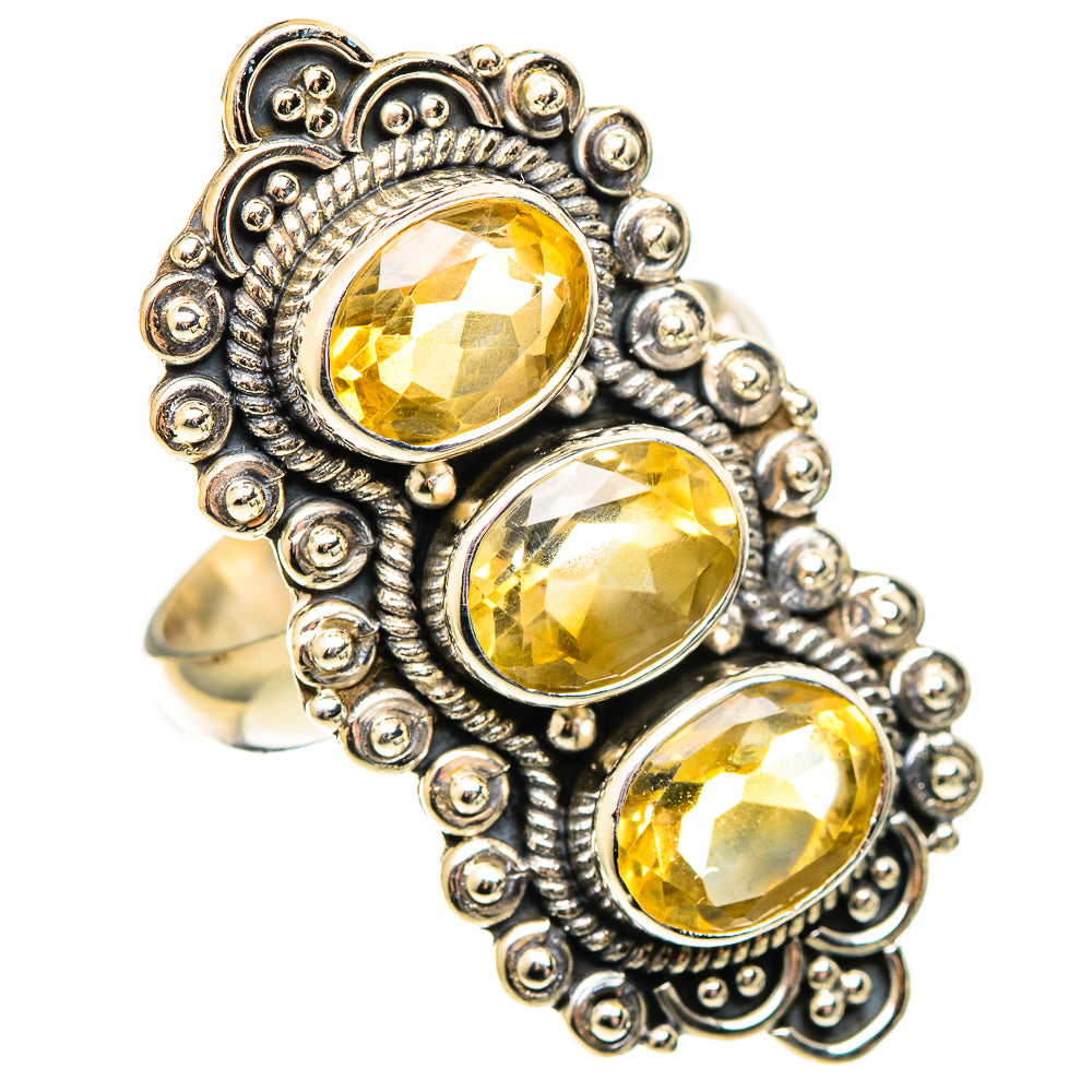 Citrine Rings handcrafted by Ana Silver Co - RING108843 - Photo 2