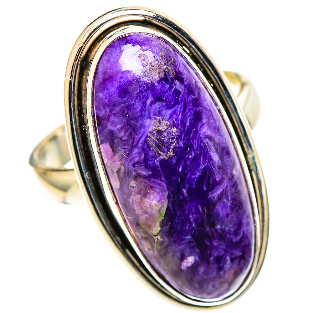 Charoite Rings handcrafted by Ana Silver Co - RING108847 - Photo 2