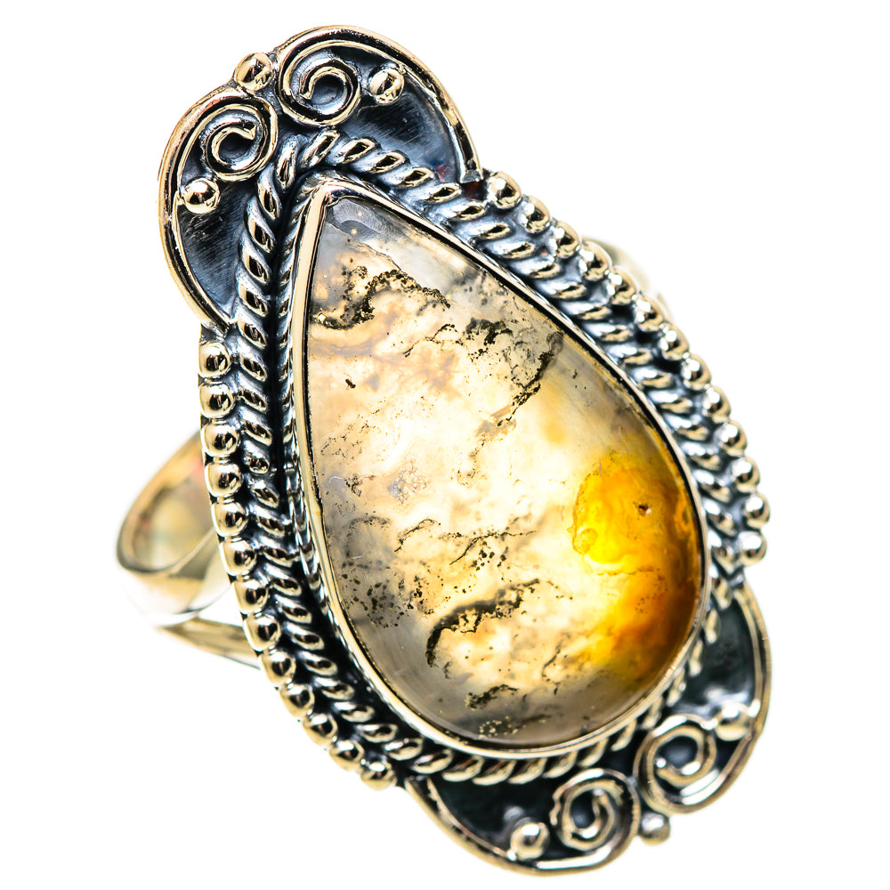 Montana Agate Rings handcrafted by Ana Silver Co - RING108856 - Photo 2