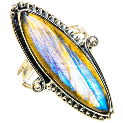 Labradorite Rings handcrafted by Ana Silver Co - RING108860 - Photo 2