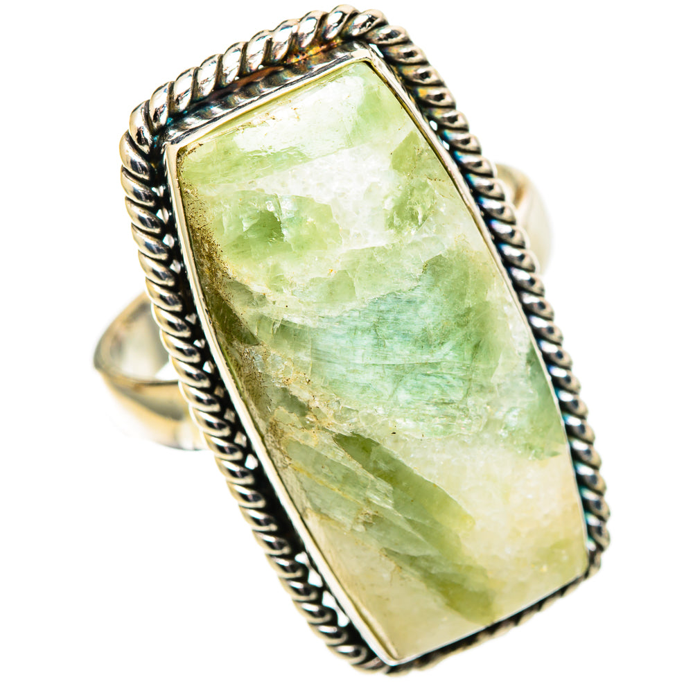 Prehnite Rings handcrafted by Ana Silver Co - RING108874 - Photo 2
