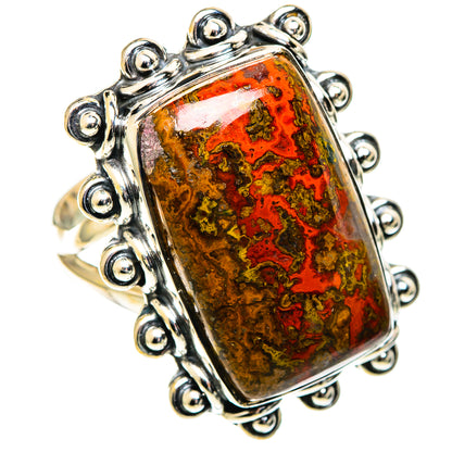 Moroccan Agate Rings handcrafted by Ana Silver Co - RING108877 - Photo 2