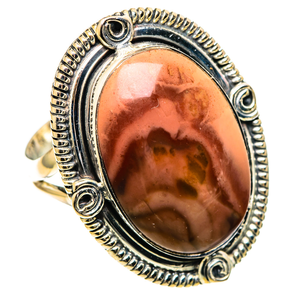 Imperial Jasper Rings handcrafted by Ana Silver Co - RING108878 - Photo 2