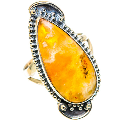 Plume Agate Rings handcrafted by Ana Silver Co - RING108881 - Photo 2