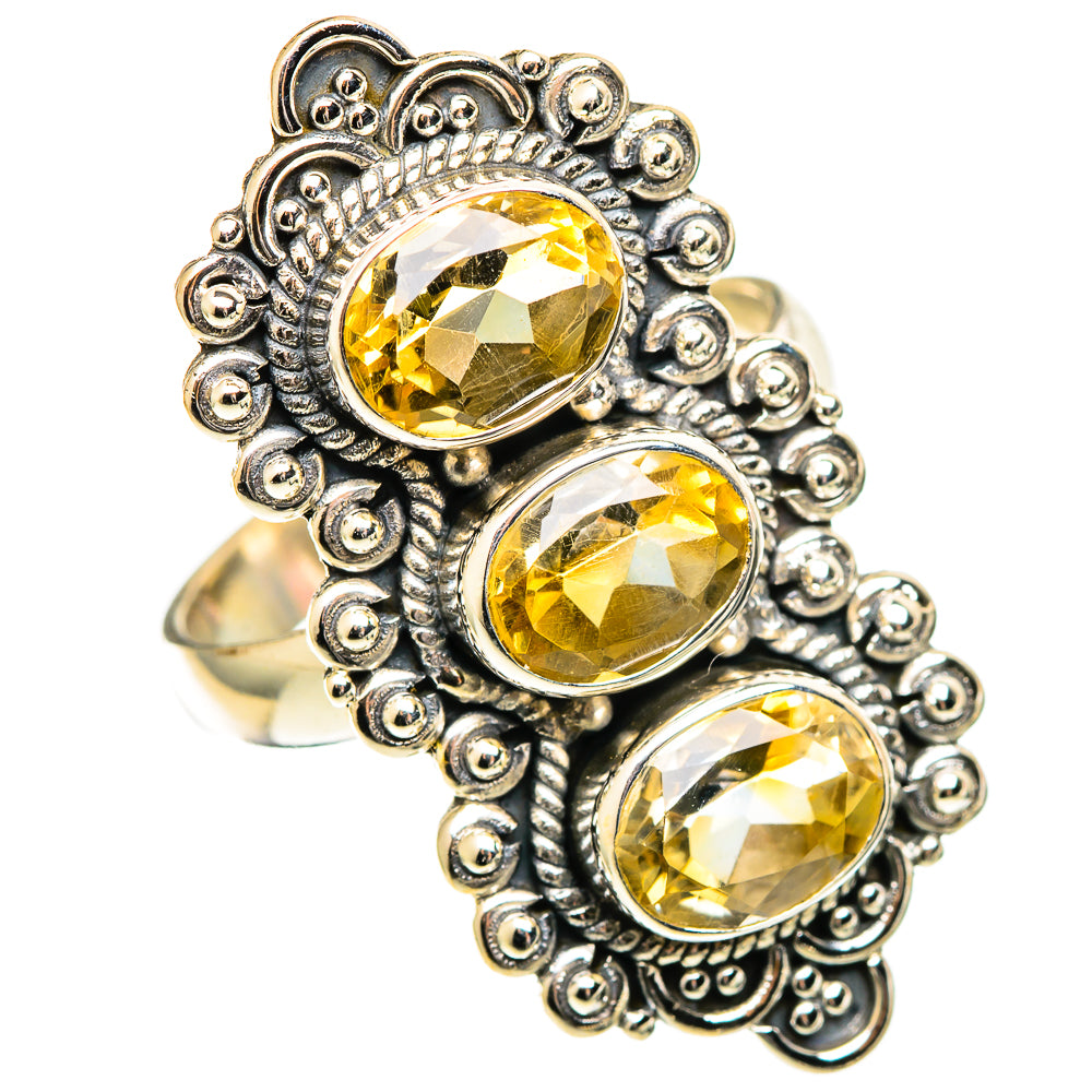 Citrine Rings handcrafted by Ana Silver Co - RING108882 - Photo 2
