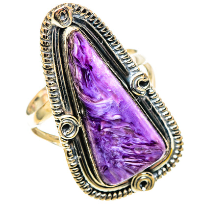 Charoite Rings handcrafted by Ana Silver Co - RING108883 - Photo 2