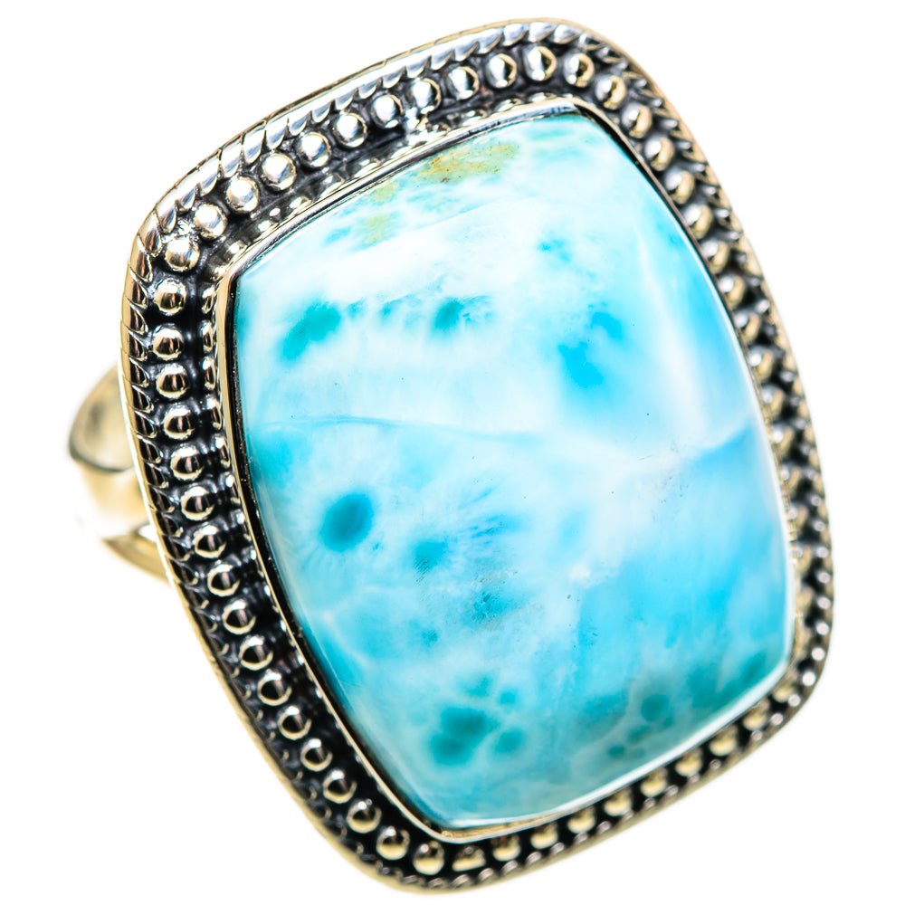 Larimar Rings handcrafted by Ana Silver Co - RING108897 - Photo 2