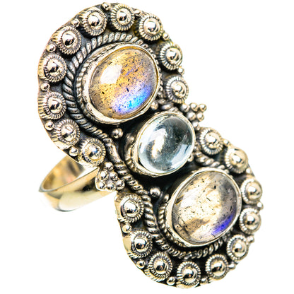 Labradorite Rings handcrafted by Ana Silver Co - RING108898 - Photo 2