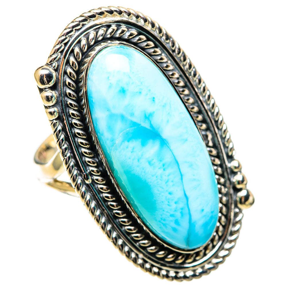 Larimar Rings handcrafted by Ana Silver Co - RING108900 - Photo 2