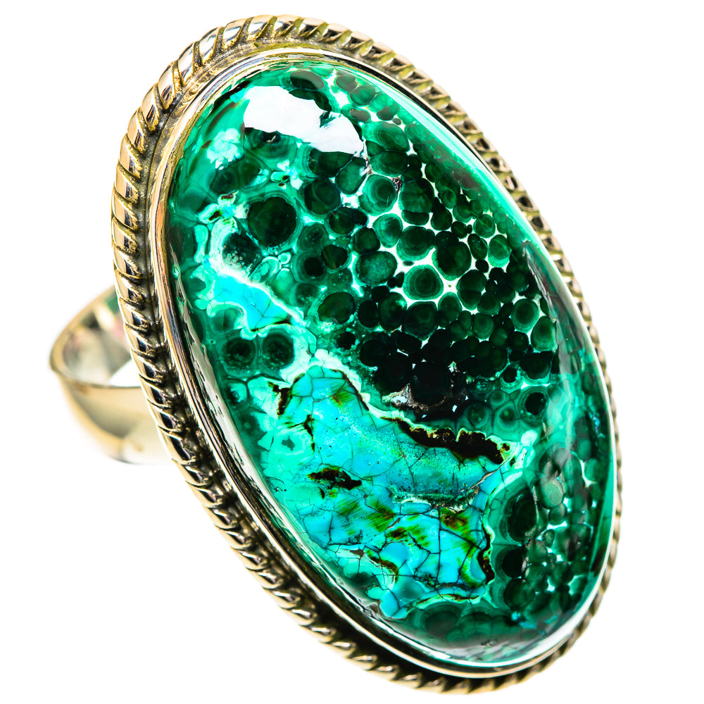 Chrysocolla Rings handcrafted by Ana Silver Co - RING108906 - Photo 2