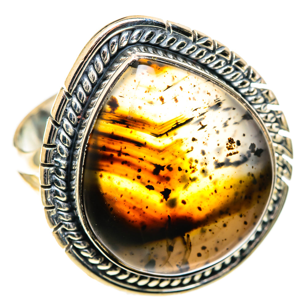 Montana Agate Rings handcrafted by Ana Silver Co - RING108914 - Photo 2