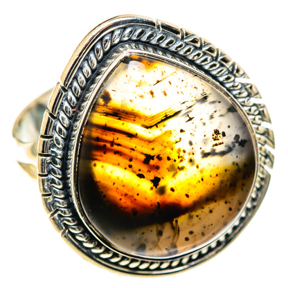 Montana Agate Rings handcrafted by Ana Silver Co - RING108914 - Photo 2