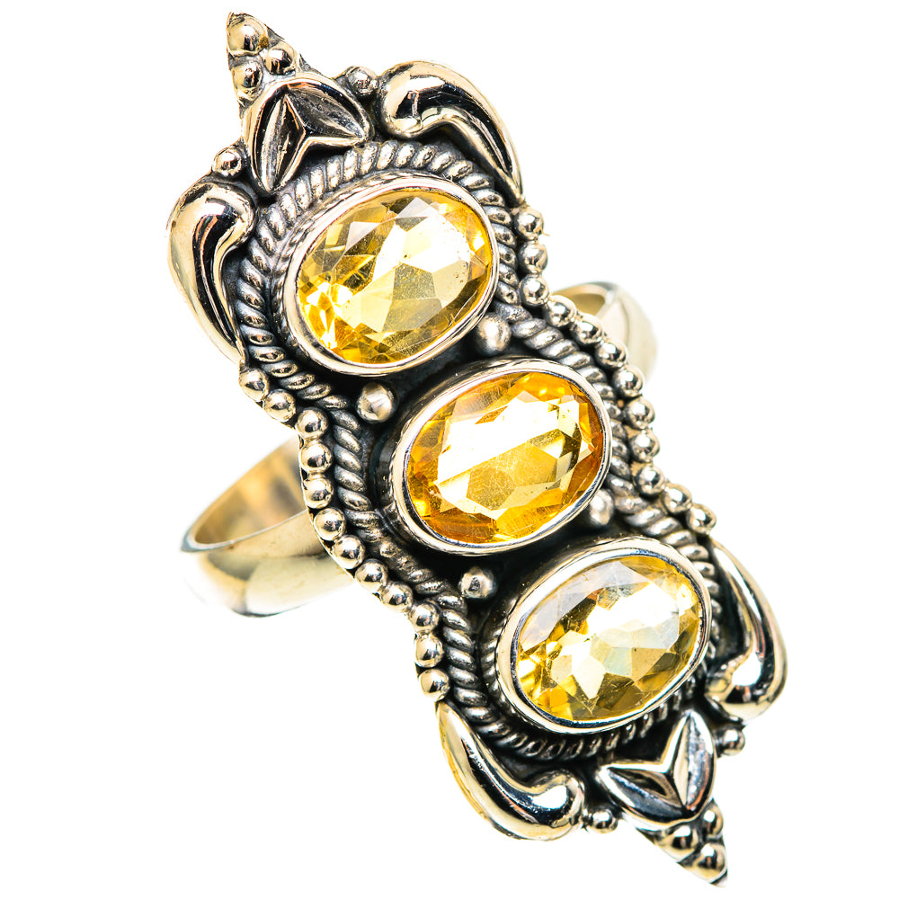 Citrine Rings handcrafted by Ana Silver Co - RING108917 - Photo 2
