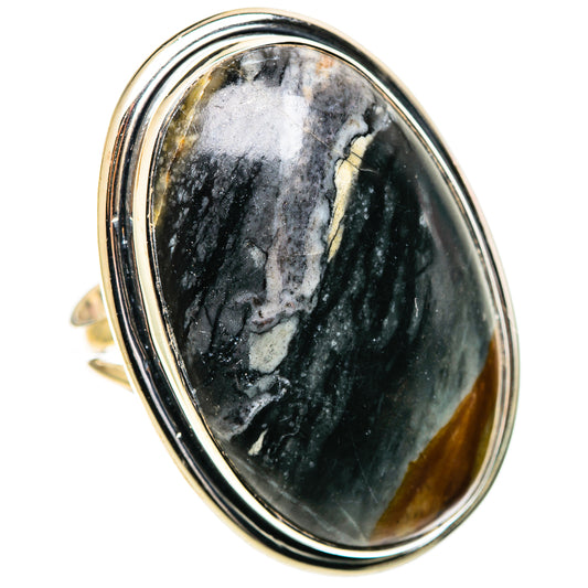 Picasso Jasper Rings handcrafted by Ana Silver Co - RING108920 - Photo 2