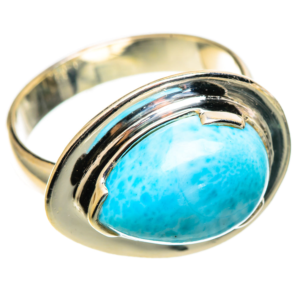 Larimar Rings handcrafted by Ana Silver Co - RING108926 - Photo 2
