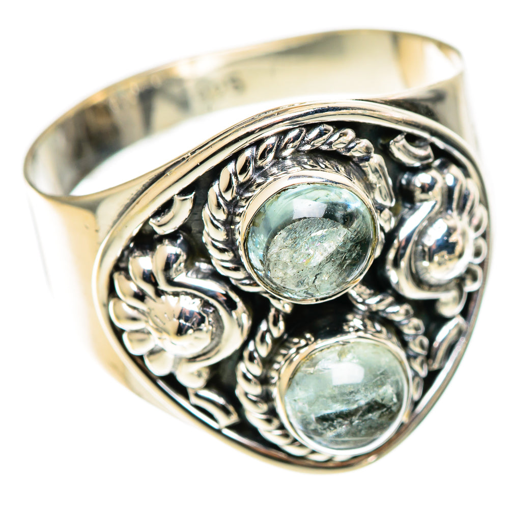Aquamarine Rings handcrafted by Ana Silver Co - RING108929 - Photo 2