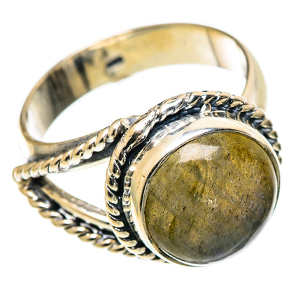 Labradorite Rings handcrafted by Ana Silver Co - RING108930 - Photo 2