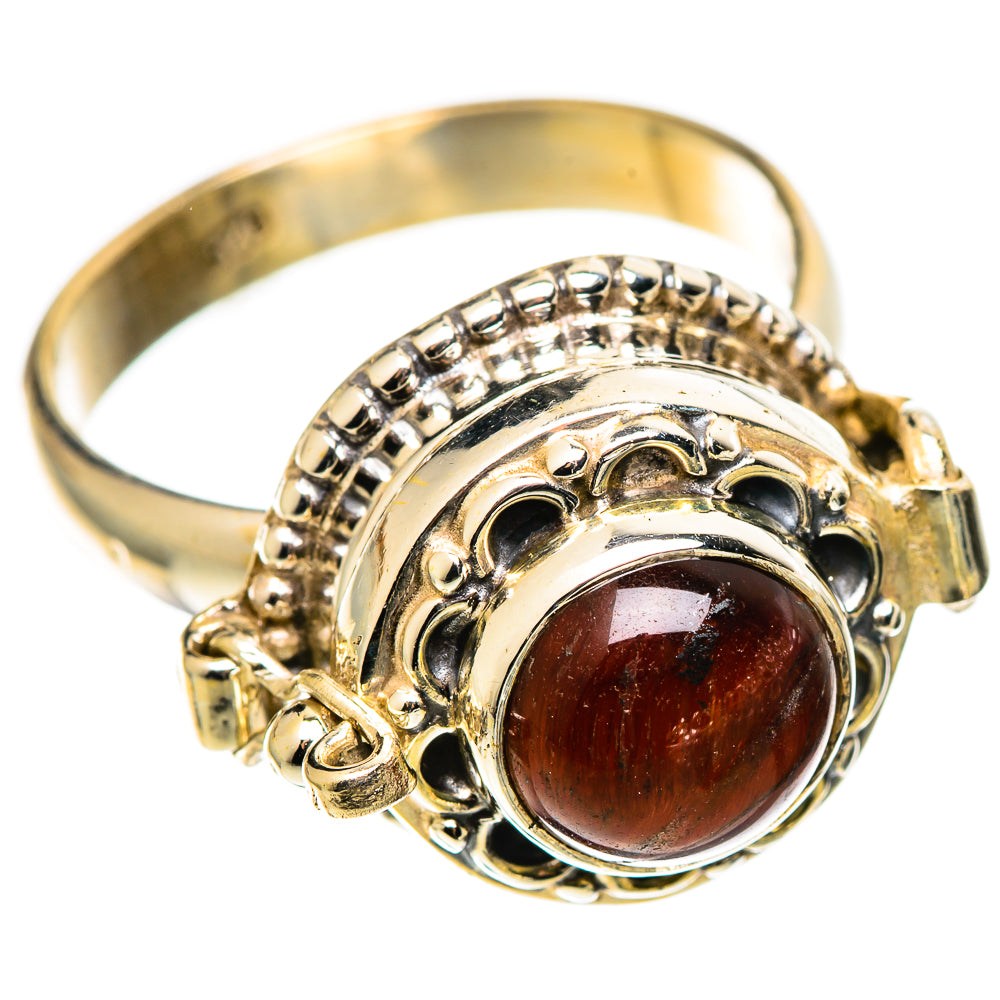Red Tiger Eye Rings handcrafted by Ana Silver Co - RING108938 - Photo 2