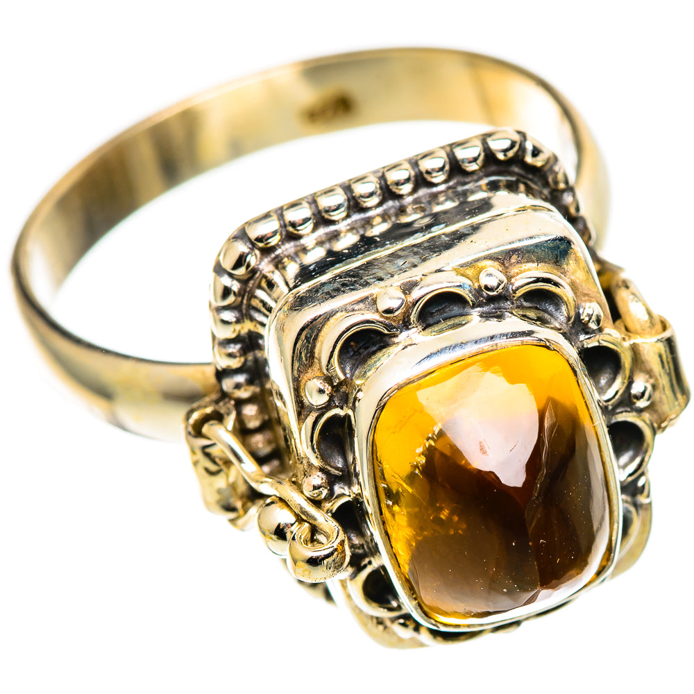 Citrine Rings handcrafted by Ana Silver Co - RING108939 - Photo 2
