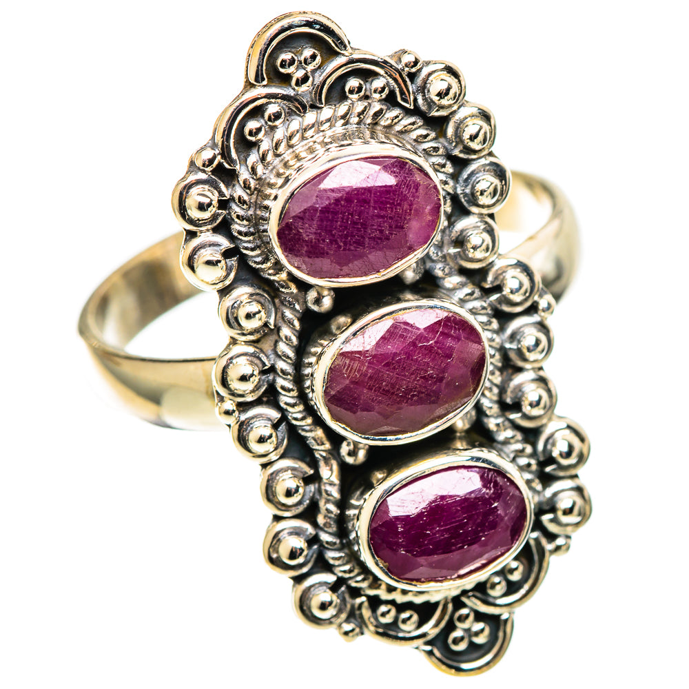 Ruby Rings handcrafted by Ana Silver Co - RING108942 - Photo 2