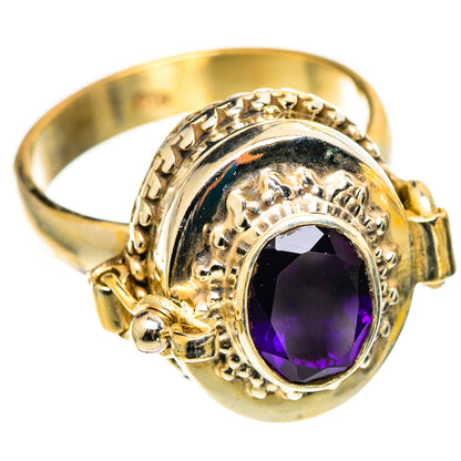 Amethyst Rings handcrafted by Ana Silver Co - RING108944 - Photo 2