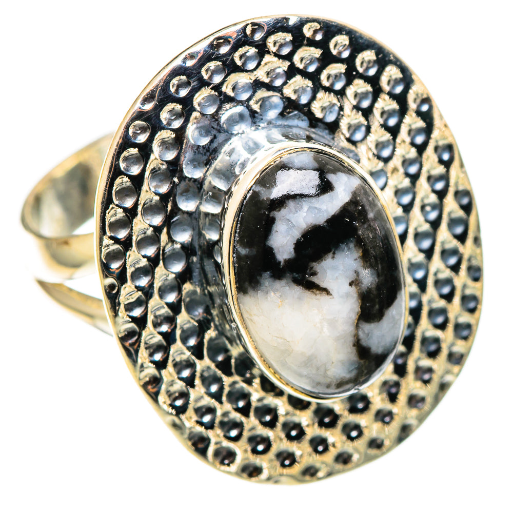 Pinolith Jasper Rings handcrafted by Ana Silver Co - RING108948 - Photo 2