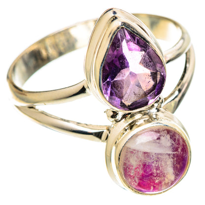 Pink Moonstone Rings handcrafted by Ana Silver Co - RING108953 - Photo 2