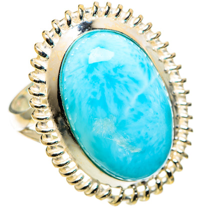 Larimar Rings handcrafted by Ana Silver Co - RING108955 - Photo 2